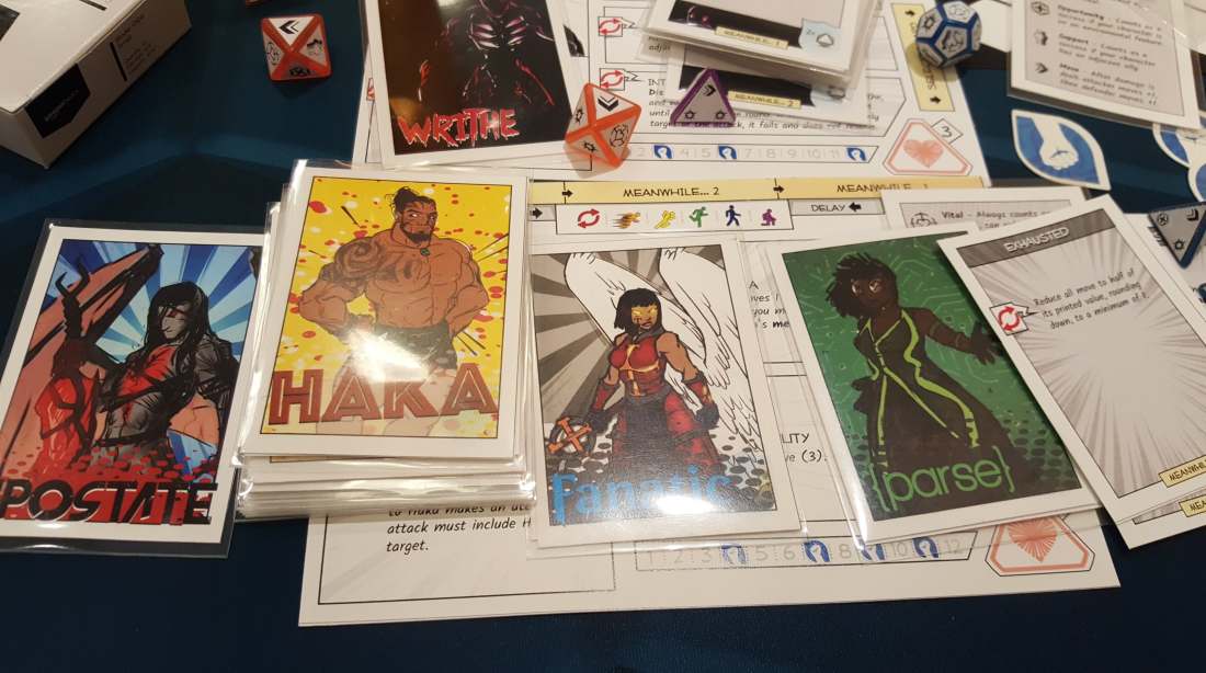 Several Character cards